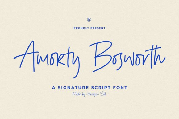 Amorty Bosworth: Elevating Your Brand Identity with Authentic Handwritten Elegance