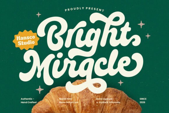 Bright Miracle: A Retro Script for Modern Branding