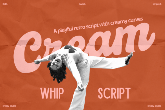 Cream Whip Script: Reviving the Sweet Charm of 1960s Design in Your Creative Projects