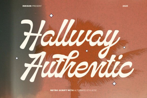 Hallway Authentic: A Retro Script for Bold Design