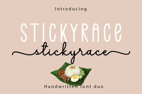 Stickyrace Duo: Mastering the Art of Versatile Typography